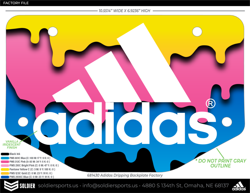 681430 Adidas Dripping Backplate Factory