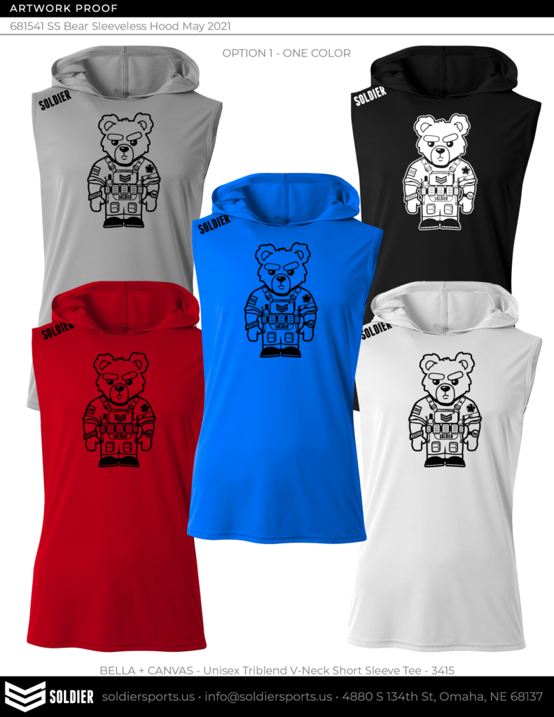 681541 SS Bear Sleeveless Hood May 2021