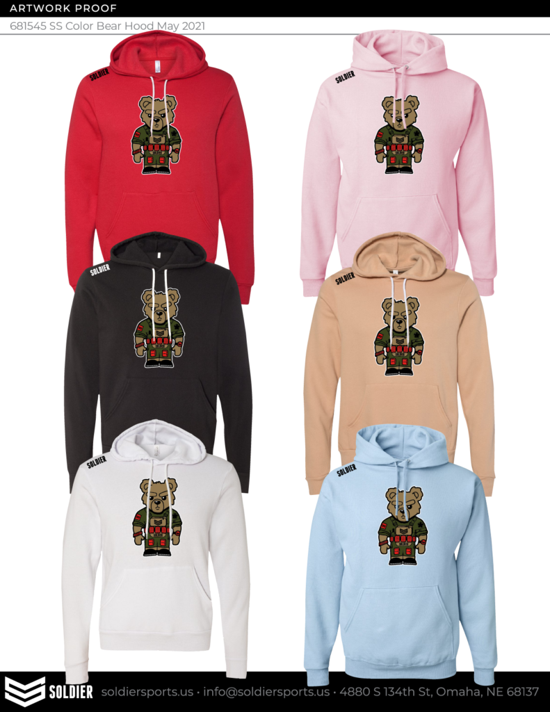 681545 SS Color Bear Hood May 2021