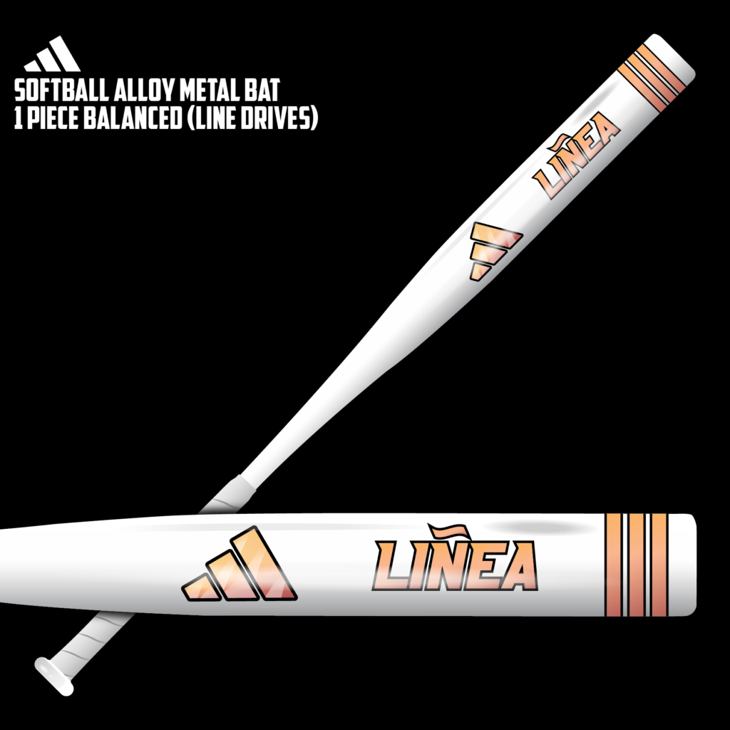 681742 Metal Adidas LINEA Softball Bat WO