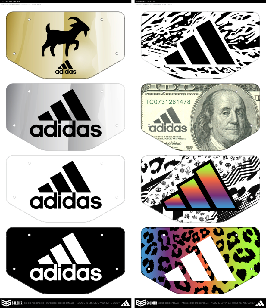 681847 Adidas Back Plates 2023 Dec 2022